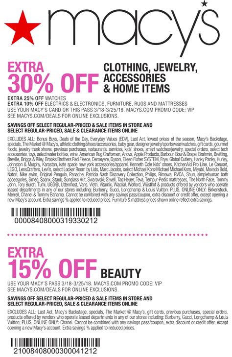 macy's online coupon codes.